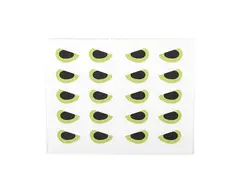 Flydressing Angry Predator Eyes 8mm Fluo Chartreuse