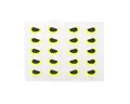 Flydressing Angry Predator Eyes 8mm Fluo Yellow