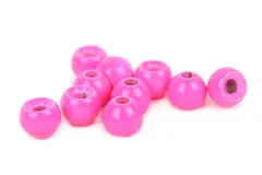 Flydressing Brass Beads Fluo Pink 4mm