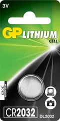 GP Lithium Cell CR2032 1- pack