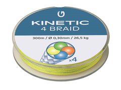 Kinetic 4 Braid 300m 0,40 mm Multi Colour, 33,6kg