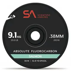 SA Absolute Salmon Fluorocarbon Tippet 30m tippet med høy knutestyrke