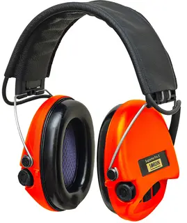 Sordin Supreme Pro-X Leather Ember Hear2 Aktive hørselsvern med vanntett mikrofon
