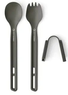 STS Frontier Ultralight Cutlery Set Long Handle Spoon and Fork