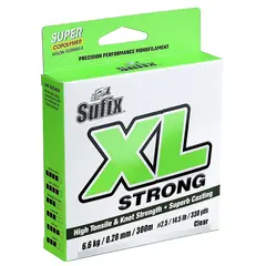 Sufix XL Strong Clear 300m 0,40mm 13,0kg Eksepsjonelt myk og glatt monofilament