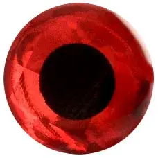 3D Epoxy Eyes - Holo Red 4mm 20stk Wapsi