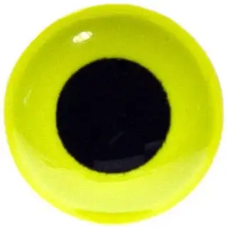 3D Epoxy Eyes - Holo Yellow 4mm 20stk Wapsi