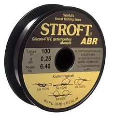Stroft ABR tippetspole 0,50mm 25 meter - Bruddstyrke 21kg