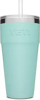 Yeti Rambler Straw Cup Stor isloert drikkekopp med sugerør