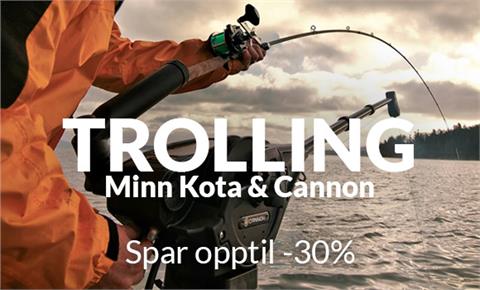 Trolling - Opptil -30% på Minn Kota & Cannon