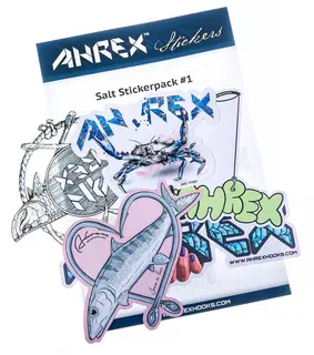 Ahrex Salt Sticker Pack #1 5 saltvanns klistremerker fra Ahrex
