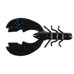 Berkley PowerBait Chigger Craw 10pk Black Blue Fleck 8cm
