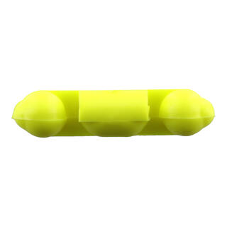 Scotty 1008 - nylon stoppers 6pk - sort og gul