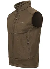 Blaser Men's Fleece Vest Karlo Brown 3XL Allround fleece vest for herrer