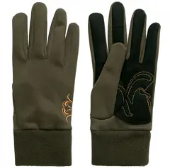 Blaser Power Touch Gloves Dark Brown 11 Komfortable hansker i stretch fleece