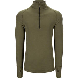 Brynje Arctic Tactical Zip Polo Olive Green