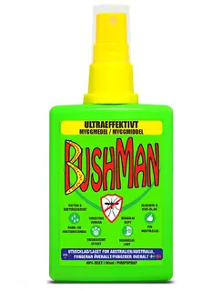 Bushman Pumpespray 90ml Effektivt mot mygg og bitende insekter