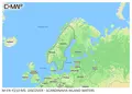 C-Map Dybdekart Norge - Sverige Innland Kompatibelt med Lowrance, Simrad og B&D
