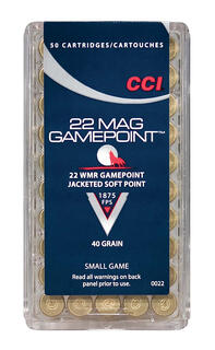 CCI 22 WMR Maxi-Mag 40gr Game Point 50-pack