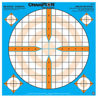 Champion Re-Stick presisjon skive (12pk) 12 selvklebende skiver