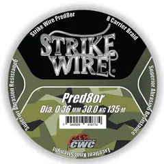 Strike Wire Predator 135m Camo  0,28mm Overlegen styrke rund superline