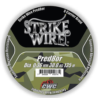 Strike Wire Predator 135m Camo Overlegen styrke rund superline