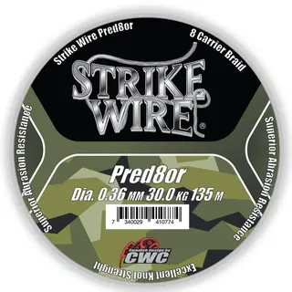 Strike Wire Predator 135m Camo Overlegen styrke rund superline