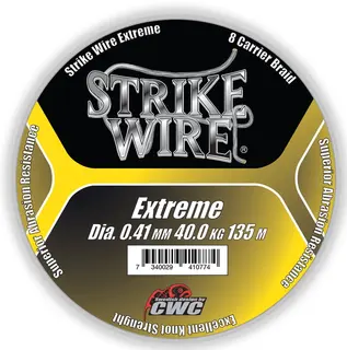 Strike Wire Extreme 135m H.V Yellow Overlegen styrke rund superline