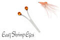 Easy Shrimp Eyes - Transparent Brown 10stk