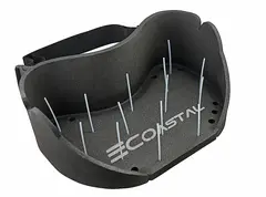 Sondergaard Coastal Basket Dark Grey Lett og fleksibel linekurv