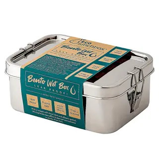 ECOlunchbox Bento Wet Box Rectangle Praktisk oppbevaring av mat