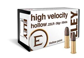 Eley High Velocity hollow point 38gr 50-pack