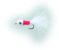 Poppy Nobbler #8 White/Red Kjøp 12 fluer få gratis flueboks