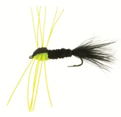 Montana rubber leg #6 - Black/green Kjøp 12 fluer få gratis flueboks