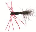 Montana rubber leg #6 - Black/red Kjøp 12 fluer få gratis flueboks