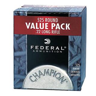 Federal 22LR Champion 36gr HP 525-pack