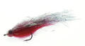 Fishmadman Pike Fly Single Hook 5/0 Silver and Red