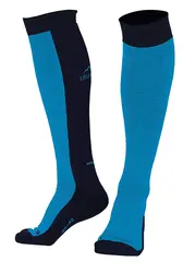 Fjellulla Long Socks blue/blue 43-45 Deilige lange merinoull AntiBug sokker