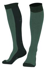 Fjellulla Long Socks green/green 43-45 Deilige lange merinoull AntiBug sokker