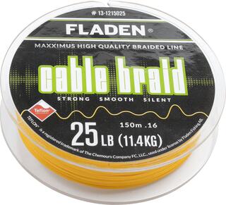 Maxximus Cable Braid Yellow 150m En ekstremt myk og sterk line!