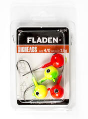 Fladen Jig Heads 10g #4/0 Red/Yellow 5 stk