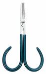 Dr Slick All Purpose Scissor, 4&quot; Adjustable Open Loops, Green PVC Handles