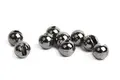 Flydressing Slotted Tungsten Beads 3mm Black Nickel