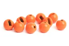Flydressing Slotted Tungsten Beads 3mm Fluo Orange