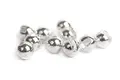 Flydressing Slotted Tungsten Beads 3mm Silver