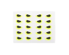 Flydressing Angry Predator Eyes 8mm Fluo Yellow