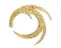 Flydressing Dragon Tails XL Holographic Gold