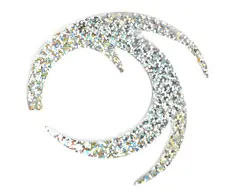Flydressing Dragon Tails XL Holographic Silver