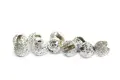 Flydressing Gritty Slotted Tungsten Bead Metallic Silver 3mm