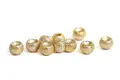 Flydressing Gritty Tungsten Beads 2,7mm Metallic Gold
